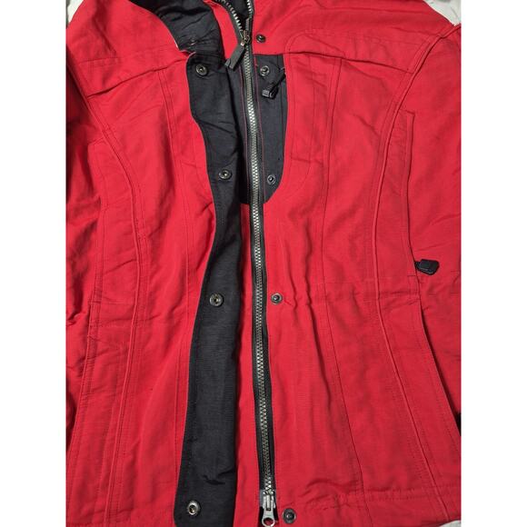 Vintage COULOIR Ultimate Skiwear Jacket Womens 10 Red/White/Black Snowboarding - Picture 9 of 16
